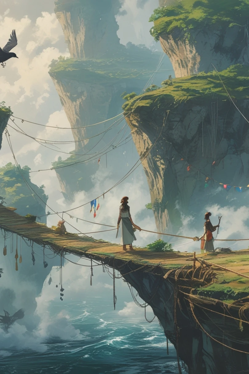 A Measure of Timber and Sky - Fantasy story cover by Claudine Vaury Cover for story: A Measure of Timber and Sky