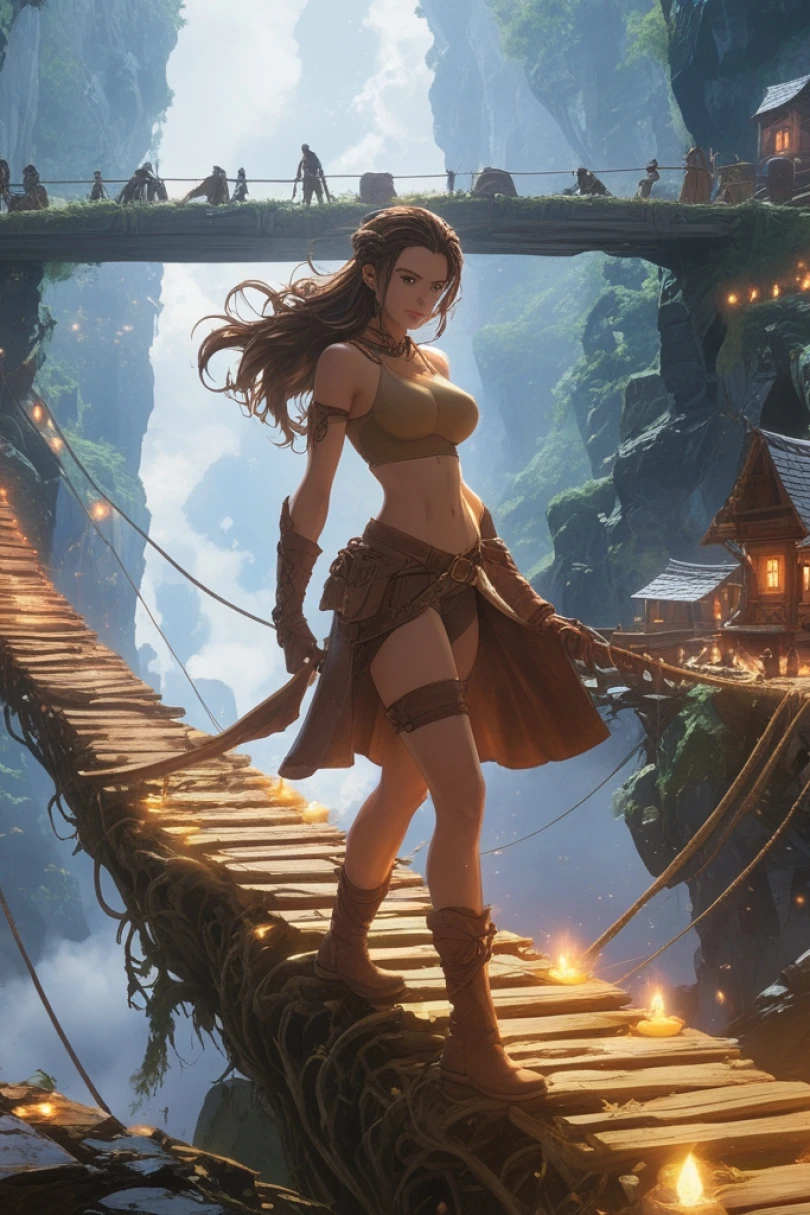The Bridgewright and the Hollow - Fantasy story cover by Bastian Kreel Cover for story: The Bridgewright and the Hollow