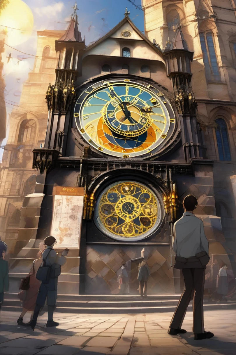 The Clock of Hollow Stars - Fantasy story cover by Marcus Ellert Cover for story: The Clock of Hollow Stars
