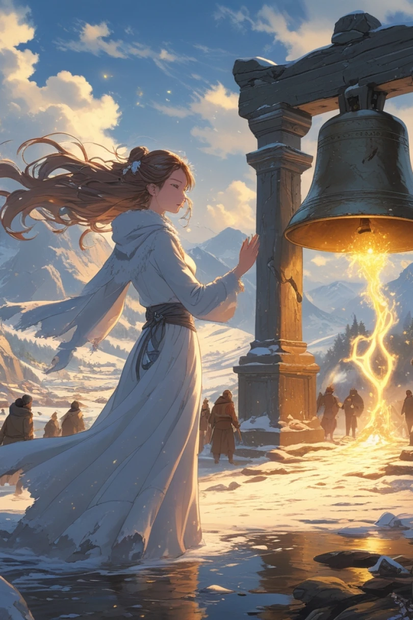 The First Silence - Fantasy story cover by Victor Larnen Cover for story: The First Silence