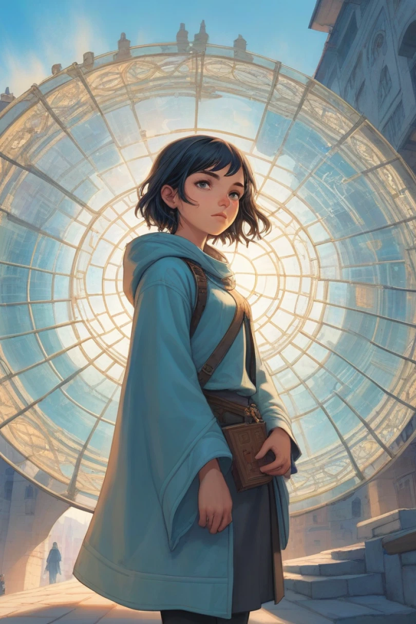The Last Waybinder - Fantasy story cover by Oliver Merad Cover for story: The Last Waybinder