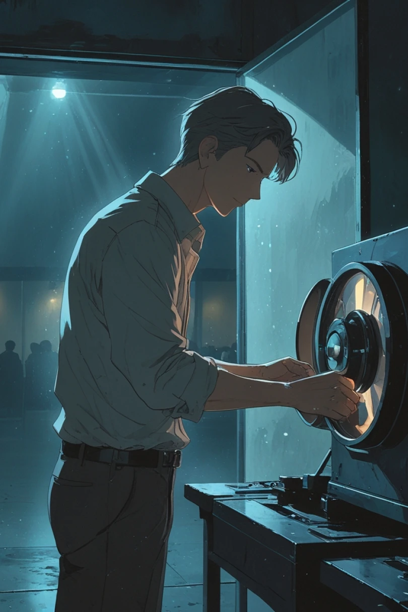 Cold Spotlight - Supernatural story cover by Victor Hanlen Cover for story: Cold Spotlight