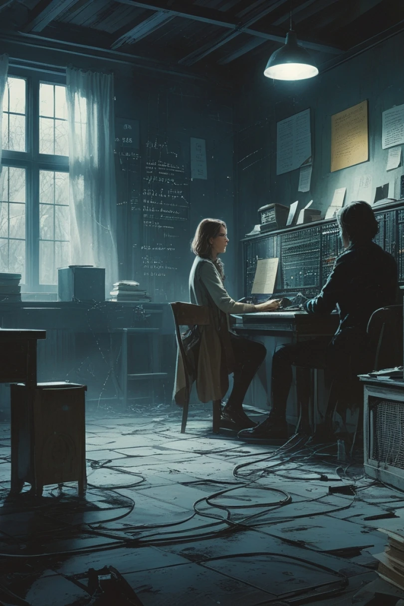 Dead Air Choir - Supernatural story cover by Roland Erven Cover for story: Dead Air Choir