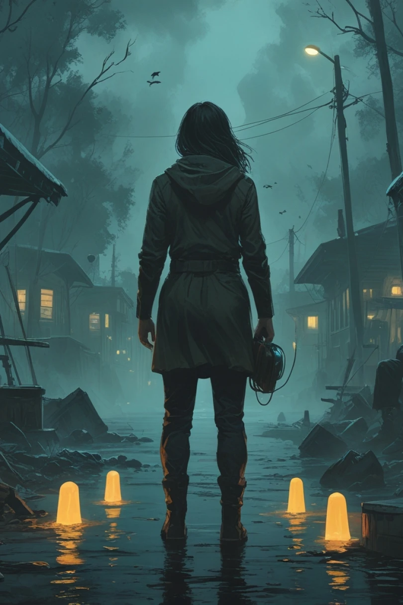 Dead Air over Grayhaven - Supernatural story cover by Liora Fennet Cover for story: Dead Air over Grayhaven