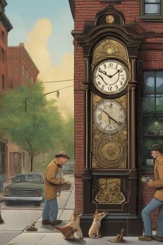 The Clock on Alder Street