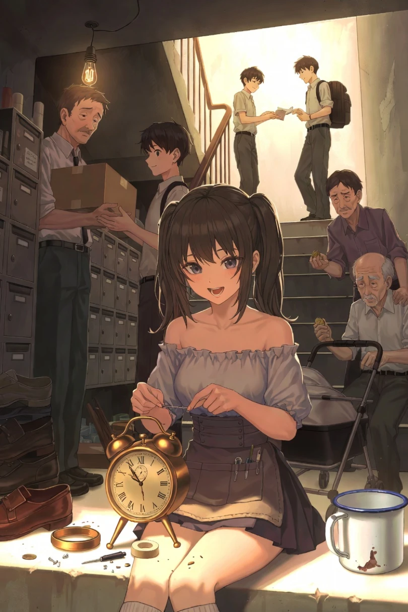 A Clock on the Landing