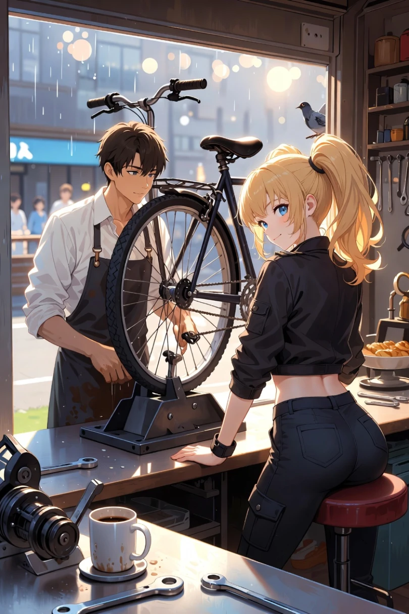 A Wrench in the Morning - Slice of Life story cover by Karim Solvar Cover for story: A Wrench in the Morning