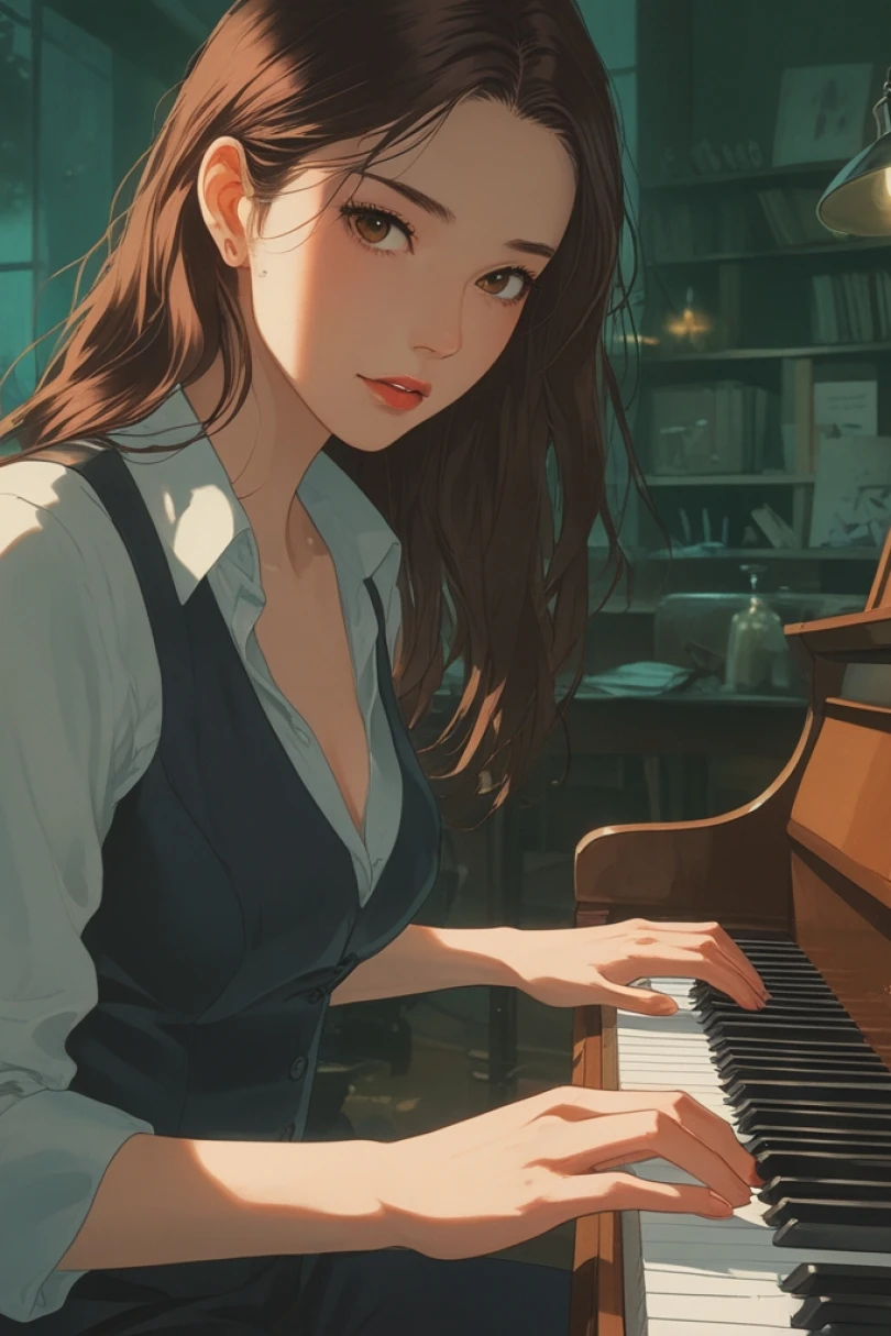 Three Songs for a Tuner - Slice of Life story cover by Isabelle Faron Cover for story: Three Songs for a Tuner