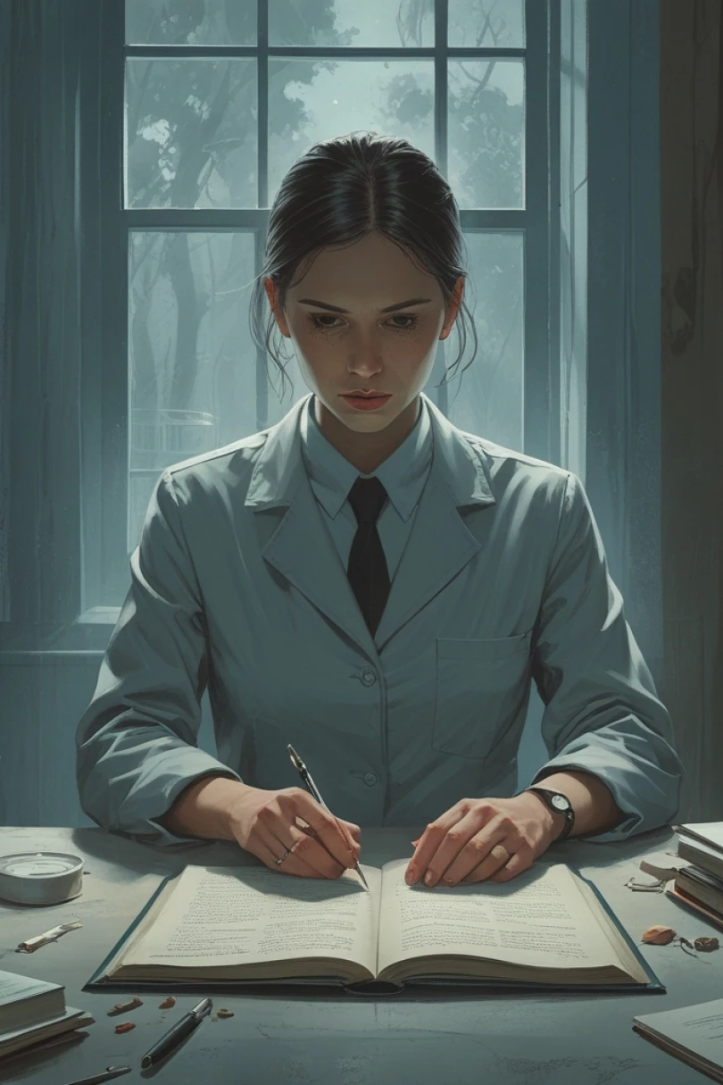 Fractured Hours - Psychological story cover by Claudine Vaury Cover for story: Fractured Hours