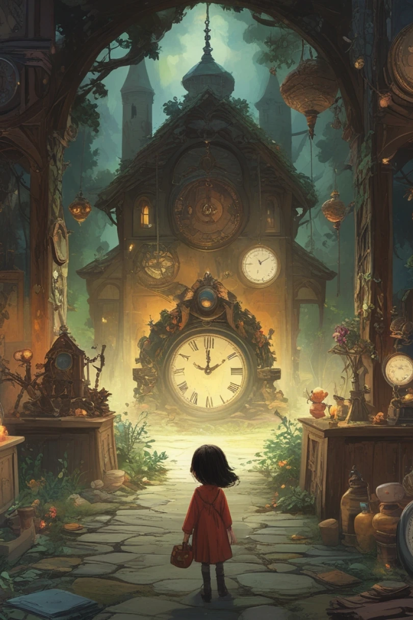 The Keeper of Lost Threads - Children's story cover by Dominic Frael Cover for story: The Keeper of Lost Threads