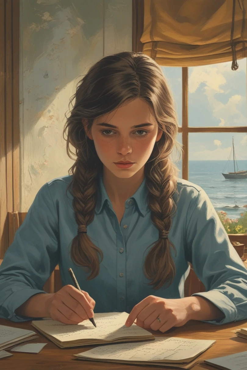 Summer of Unsent Letters - Young Adult story cover by Mariette Duval Cover for story: Summer of Unsent Letters
