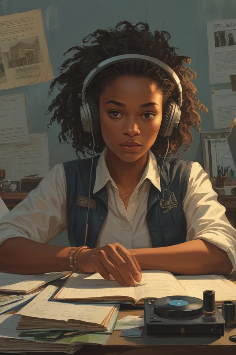 Signals in the Static - Young Adult story cover by Daniel Korvek Cover for story: Signals in the Static