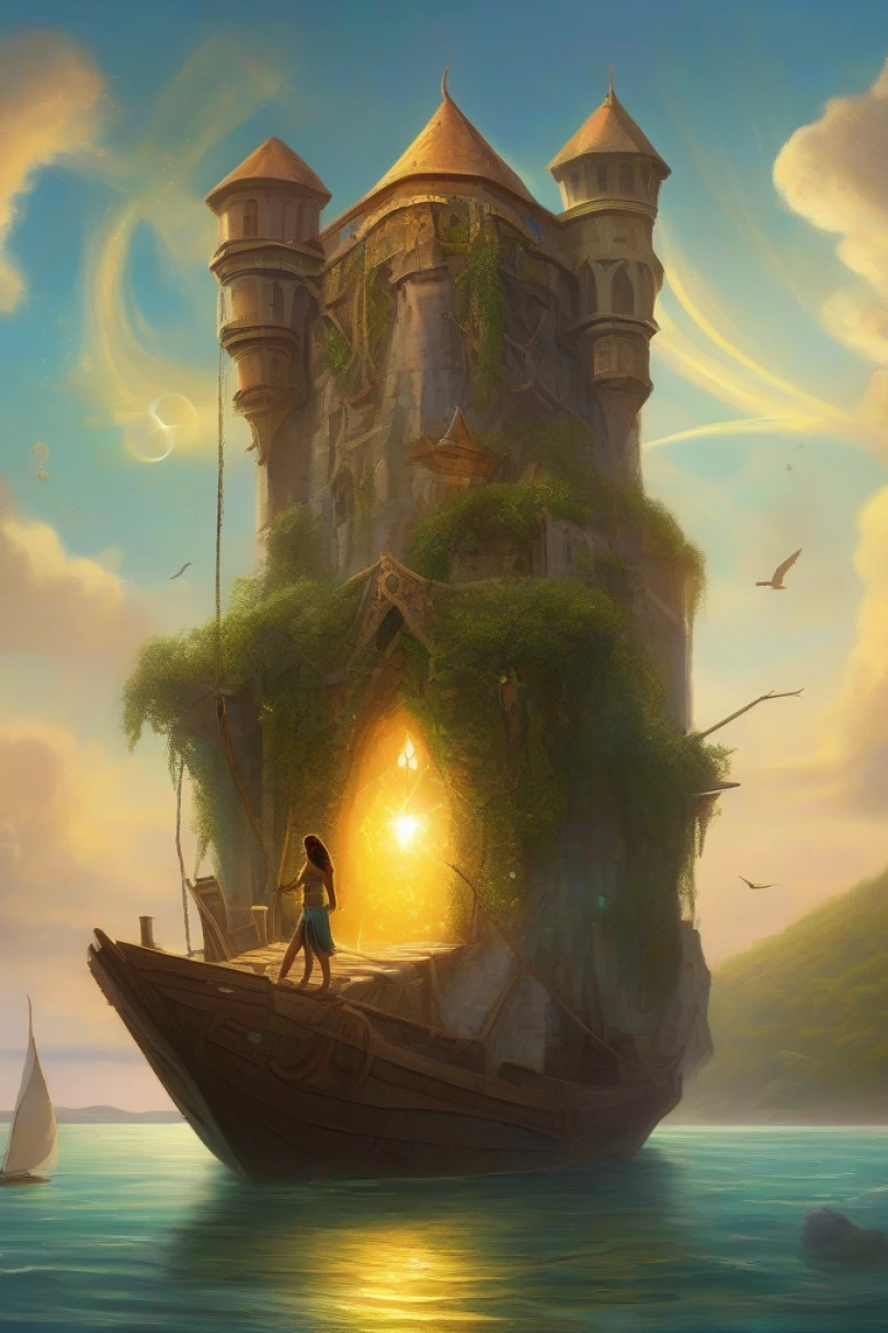 The Lightsmith's Tide - Young Adult story cover by Gregor Hains Cover for story: The Lightsmith's Tide