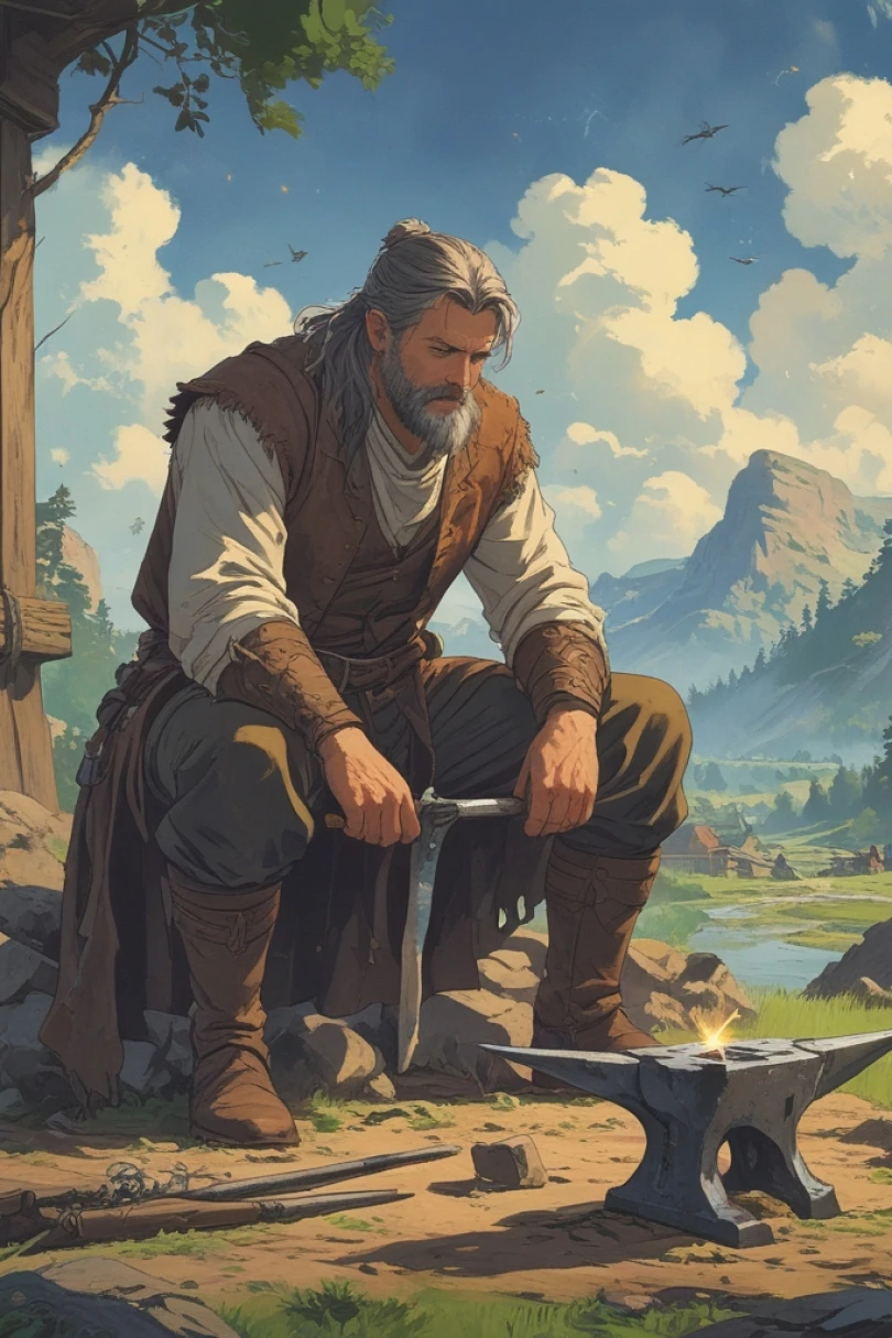 Pitch and Horseshoes - Western story cover by Sabrina Mollier Cover for story: Pitch and Horseshoes