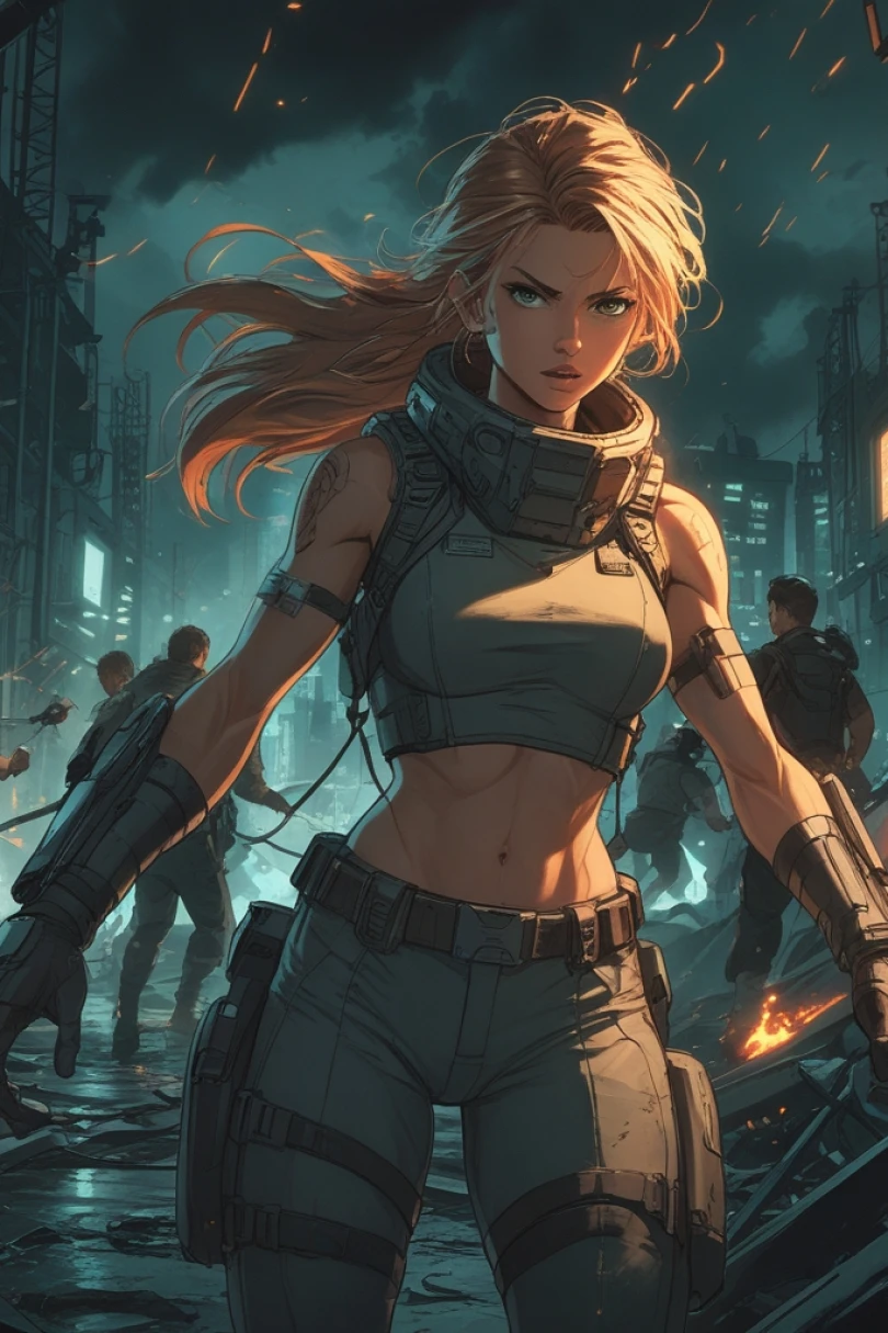 Blackout Protocol - Action story cover by Ronan Fell Cover for story: Blackout Protocol