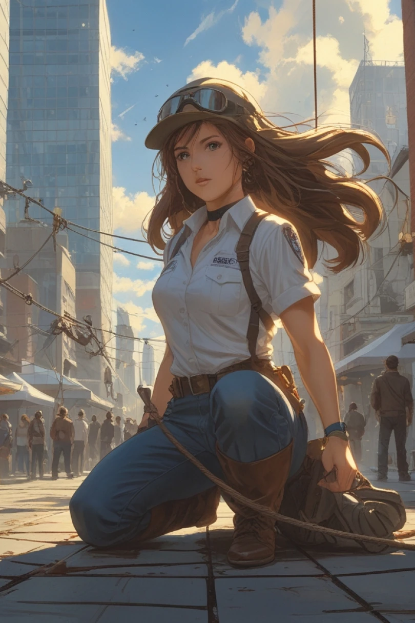 A Rigger's Reckoning - Action story cover by Stefan Vellor Cover for story: A Rigger's Reckoning
