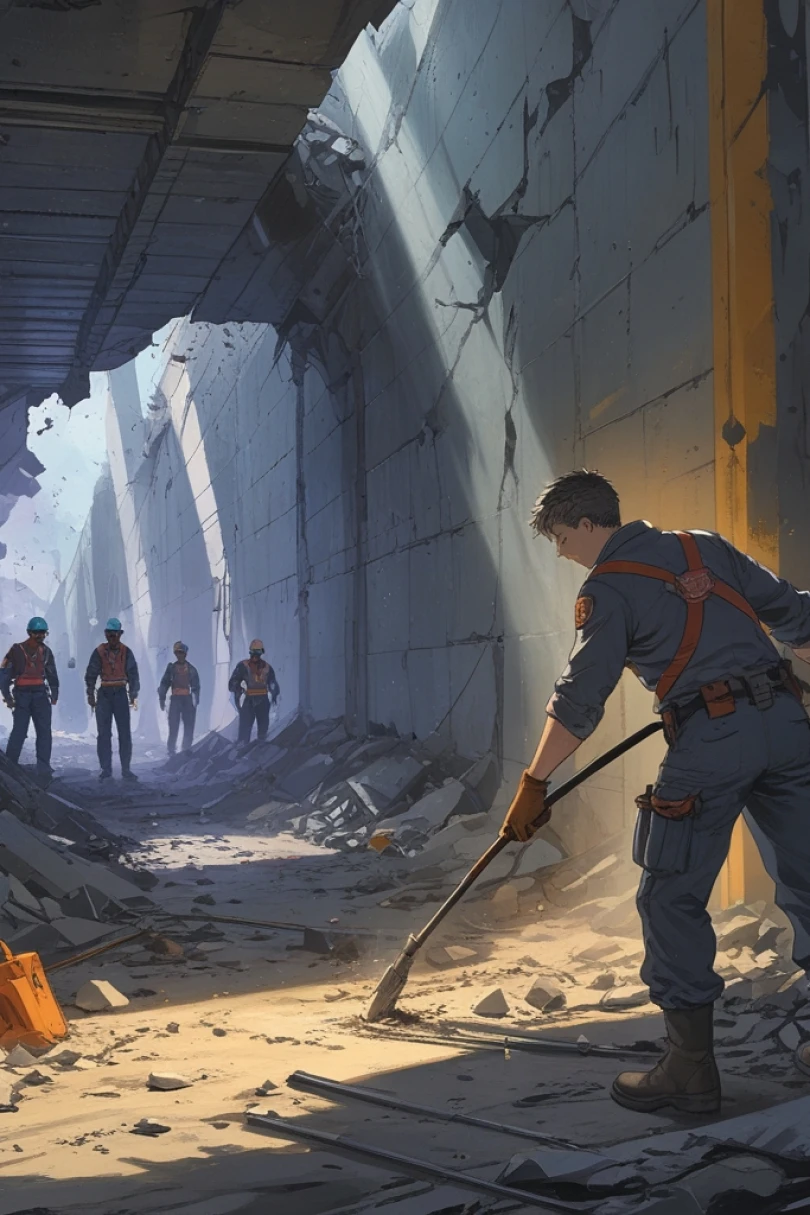 Razing the Divide - Action story cover by Bastian Kreel Cover for story: Razing the Divide