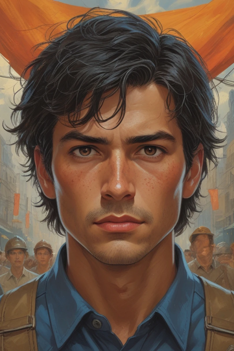 Holding the Line - Action story cover by Helena Carroux Cover for story: Holding the Line