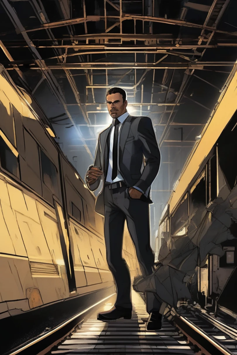 Razor Line - Action story cover by Leonhard Stramm Cover for story: Razor Line
