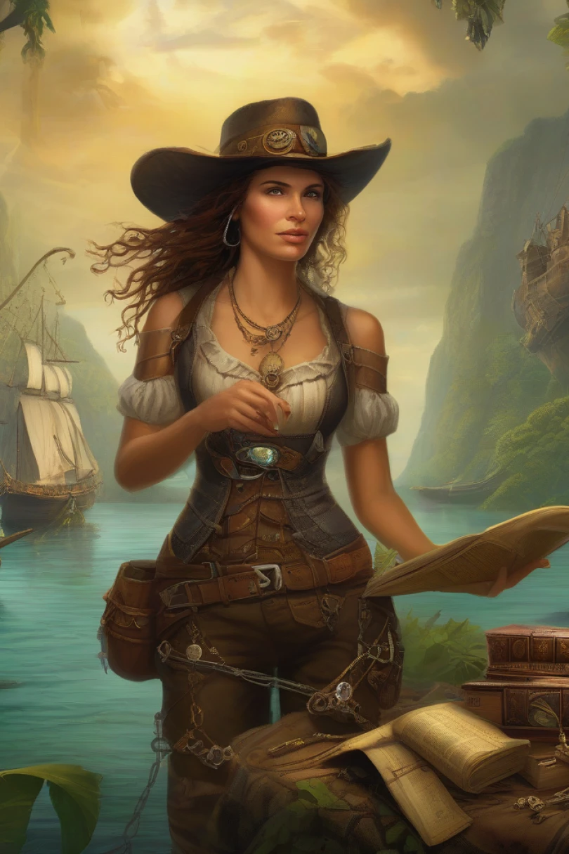 Aetherbound: The Cartographer's Chord - Adventure story cover by Brother Alaric Cover for story: Aetherbound: The Cartographer's Chord