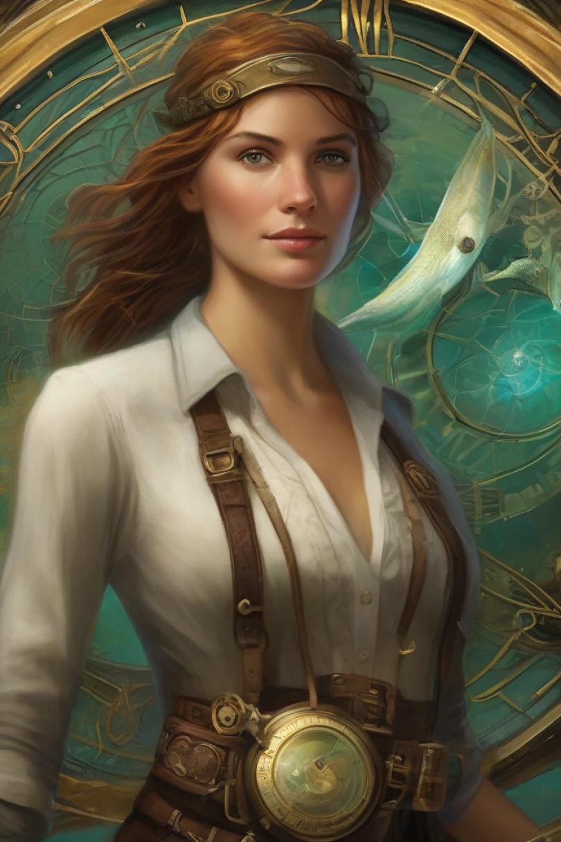 Keeper of the Halcyon Run - Adventure story cover by Ivana Crestin Cover for story: Keeper of the Halcyon Run