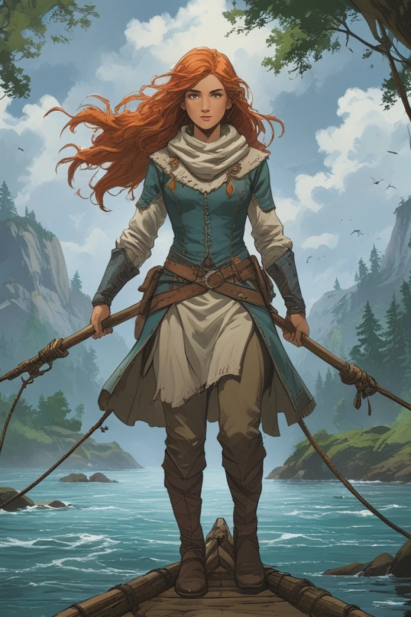 The Spanbuilder's Promise - Adventure story cover by Sabrina Mollier Cover for story: The Spanbuilder's Promise