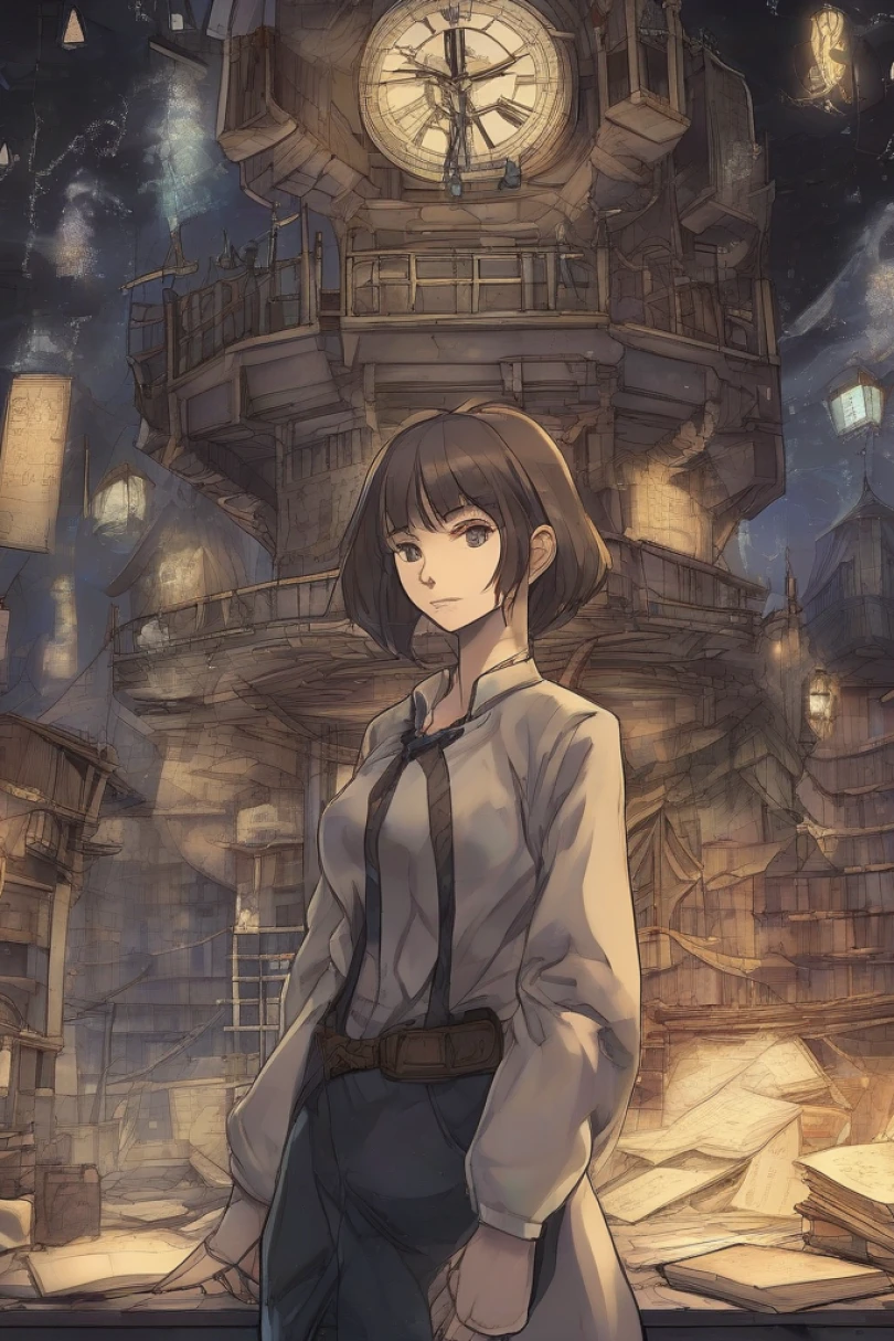 Beneath the Bell Tower - Mystery story cover by Marina Fellor Cover for story: Beneath the Bell Tower