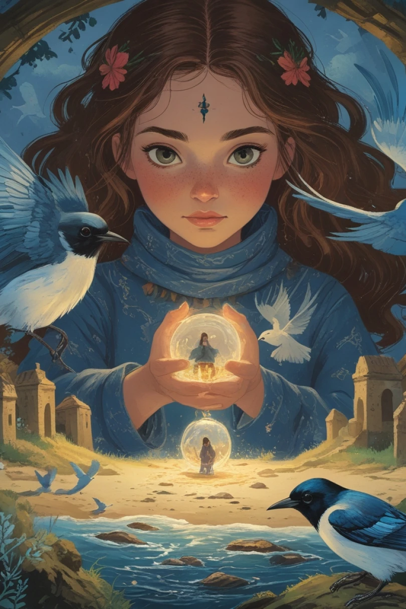 The Silent Bell of Brindle Bay - Mystery story cover by Claudia Nerren Cover for story: The Silent Bell of Brindle Bay