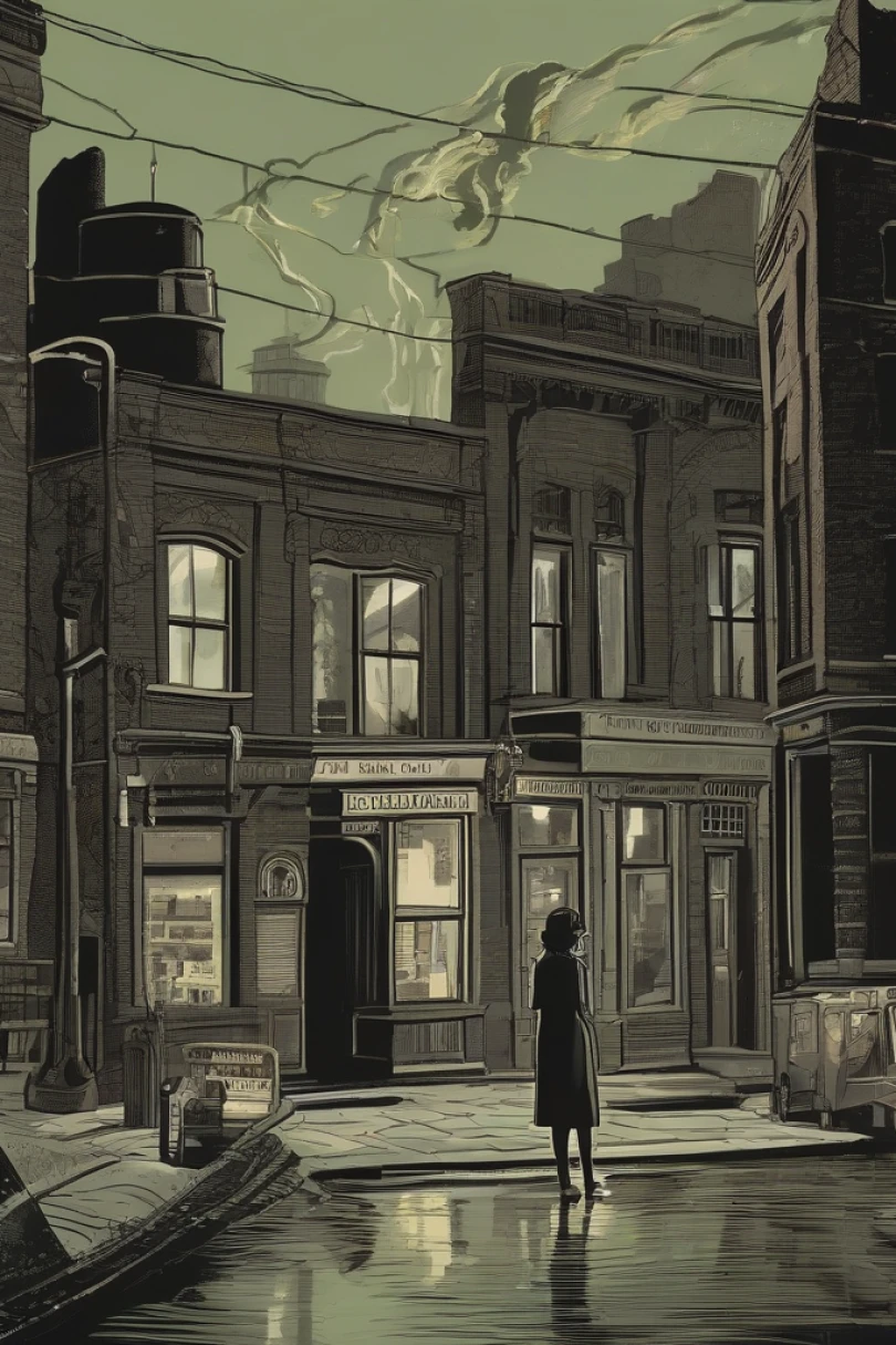 Rooms That Remember - Mystery story cover by Amira Solan Cover for story: Rooms That Remember