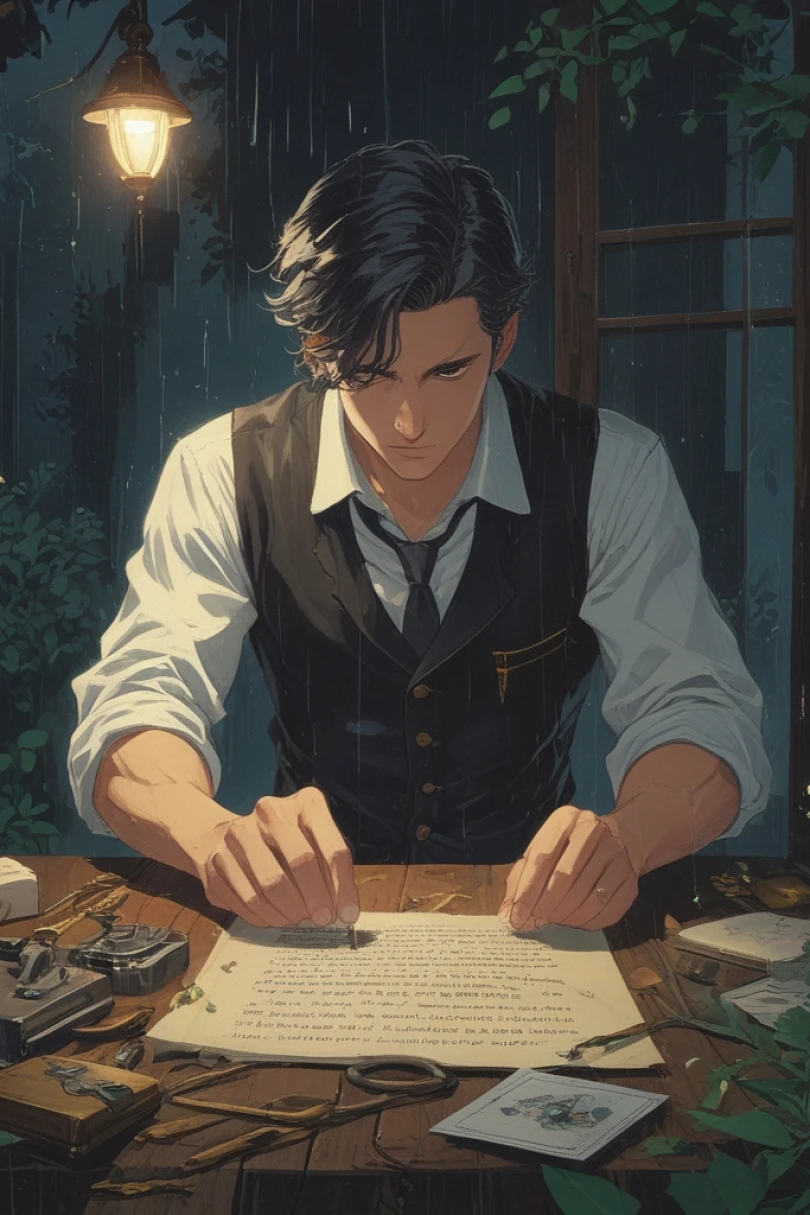 The Ninth Turn - Detective story cover by Pascal Drovic Cover for story: The Ninth Turn