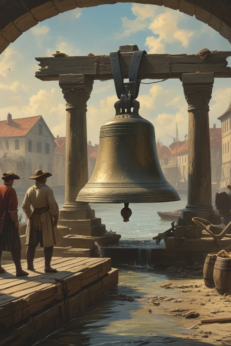 The Bronze Voice of Brenward - Historical story cover by Marcus Ellert Cover for story: The Bronze Voice of Brenward