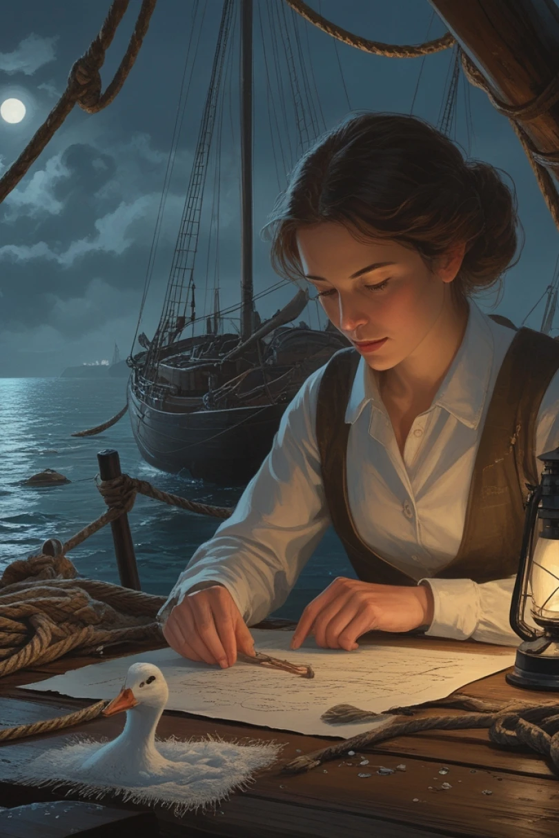 Between Hem and Horizon - Historical story cover by Colin Drevar Cover for story: Between Hem and Horizon