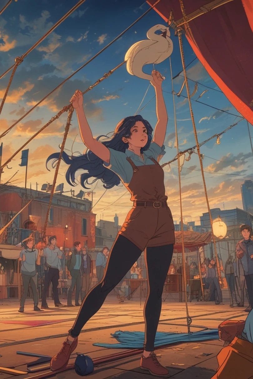 Balancing Acts - Romance story cover by Victor Selman Cover for story: Balancing Acts
