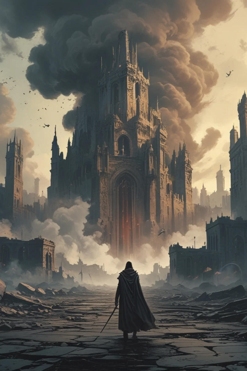 Reckoning of the Nameless - Dark Fantasy story cover by Astrid Hallen Cover for story: Reckoning of the Nameless