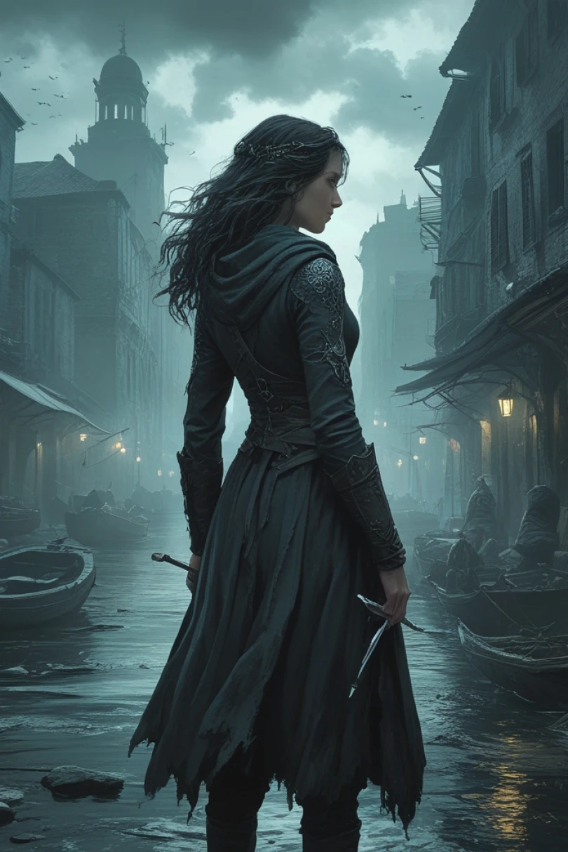 The Cartographer of Grayhollow - Dark Fantasy story cover by Claudia Nerren Cover for story: The Cartographer of Grayhollow