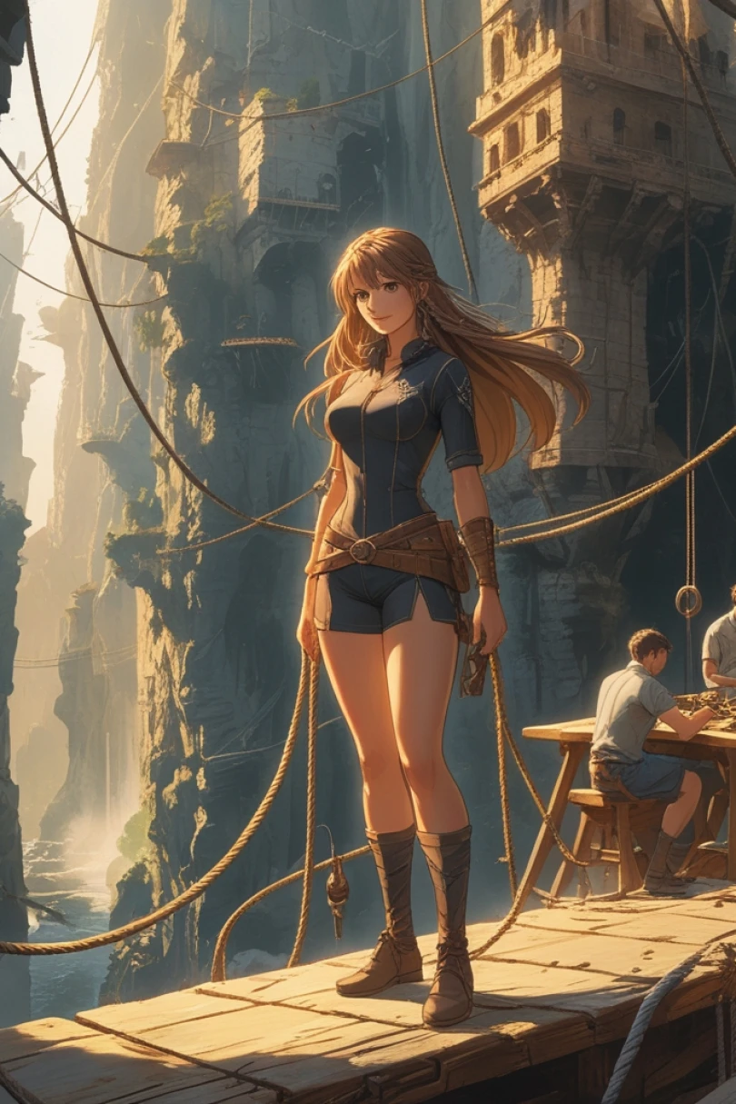 Knots of the Sundering Tiers - Dark Fantasy story cover by Liora Fennet Cover for story: Knots of the Sundering Tiers