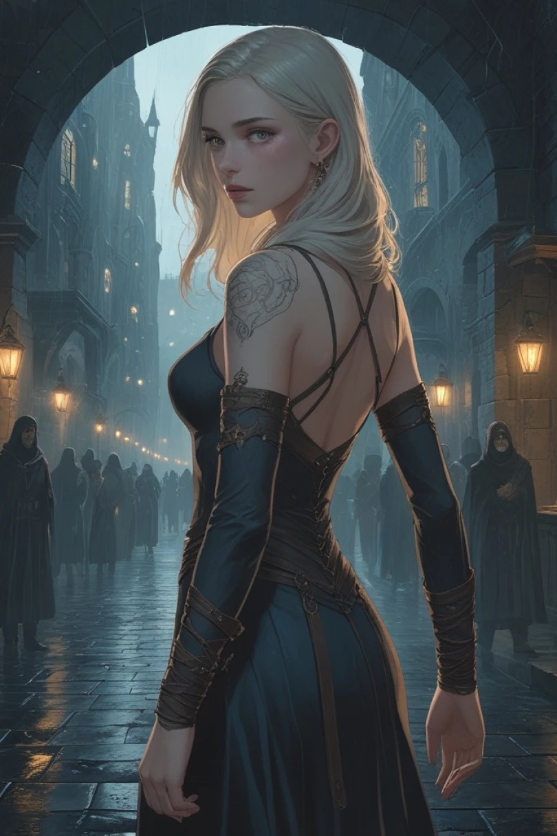 Sable Covenant - Dark Fantasy story cover by Mariette Duval Cover for story: Sable Covenant