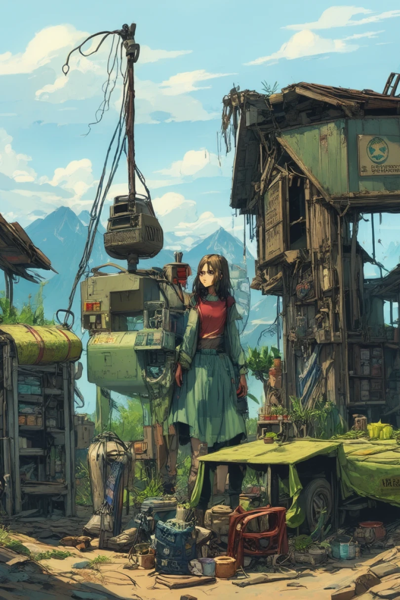 Waking the Fields - Post-Apocalyptic story cover by Liora Fennet Cover for story: Waking the Fields