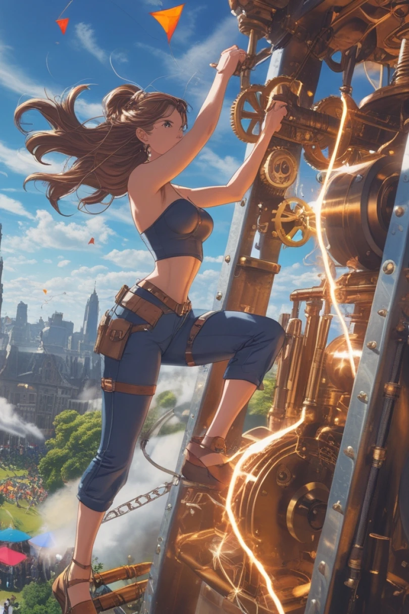 The Liftwright's Promise - Steampunk story cover by Brother Alaric Cover for story: The Liftwright's Promise
