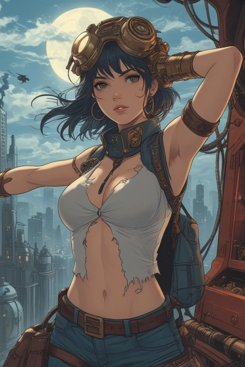 The Aetherwright's Reckoning - Steampunk story cover by Zoran Brivik Cover for story: The Aetherwright's Reckoning