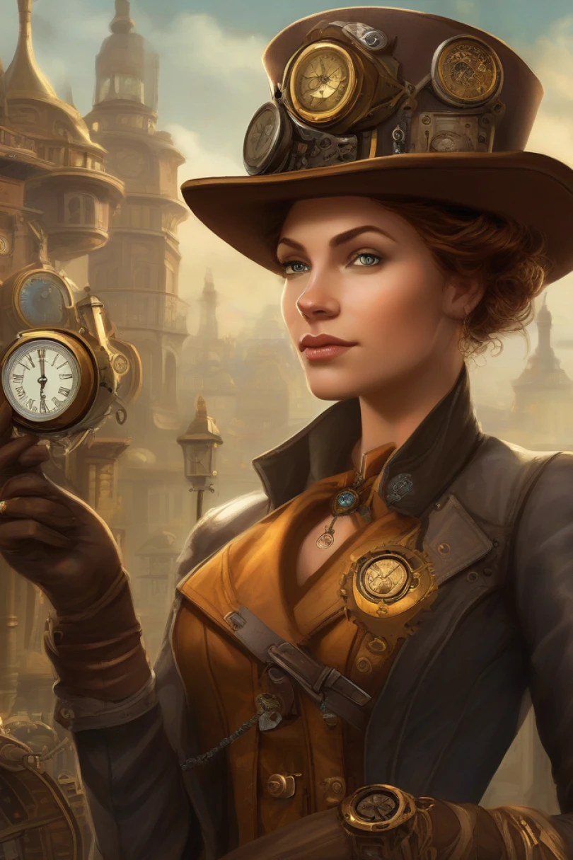 Aether & Brass: The Gearford Chronicles - Steampunk story cover by Ronan Fell Cover for story: Aether & Brass: The Gearford Chronicles