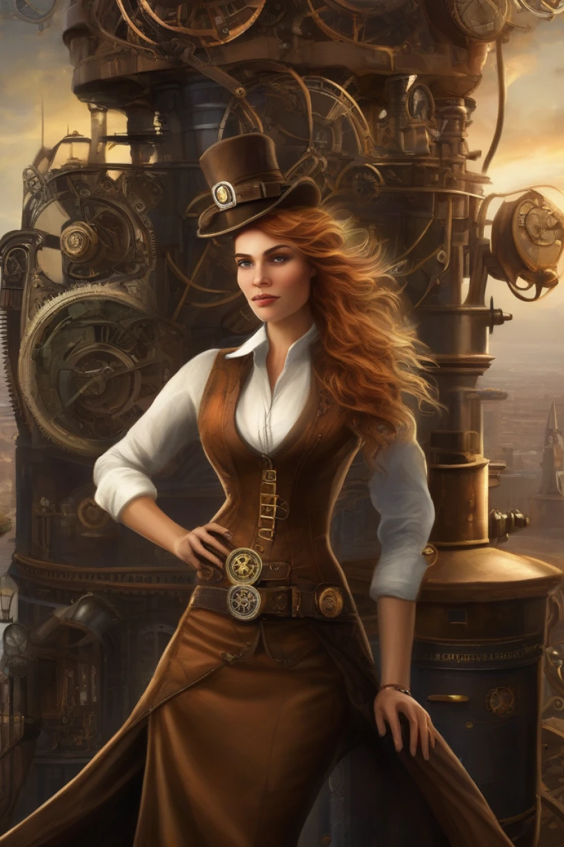 Aurelia Finch and the Lattice of Brasshaven - Steampunk story cover by Laurent Brecht Cover for story: Aurelia Finch and the Lattice of Brasshaven