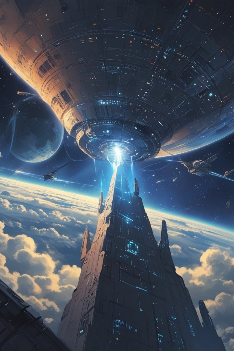 Requiem for the Conflux - Space Opera story cover by Sabrina Mollier Cover for story: Requiem for the Conflux