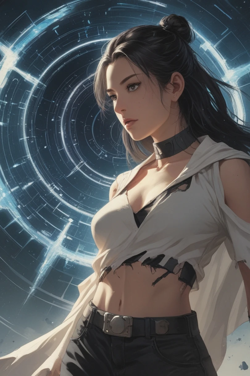 Vespera's Gambit - Space Opera story cover by Helena Carroux Cover for story: Vespera's Gambit