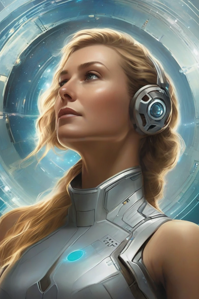 Asterion Fault - Space Opera story cover by Celina Vorrel Cover for story: Asterion Fault
