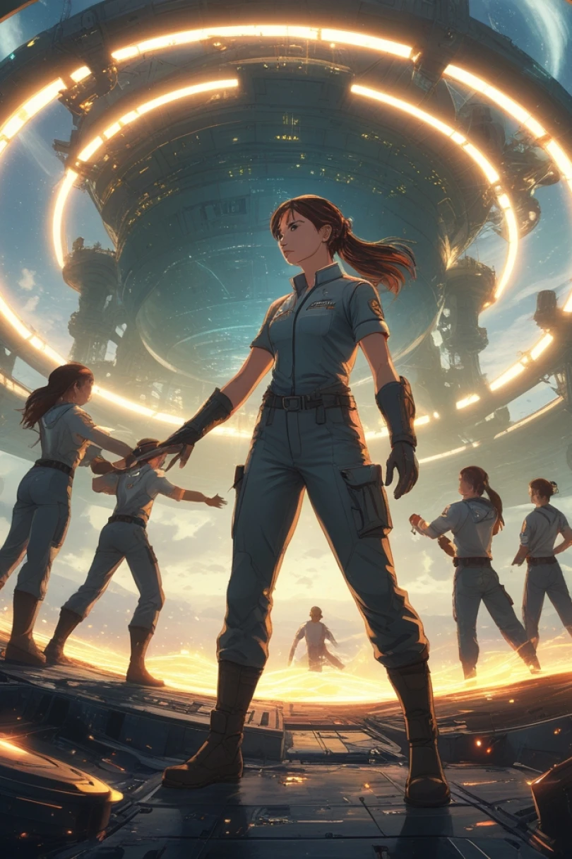 The Keelwright's Reluctant Choir - Space Opera story cover by Dominic Frael Cover for story: The Keelwright's Reluctant Choir