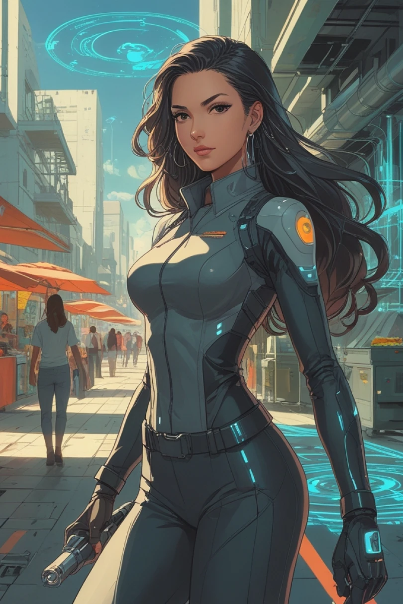 The Calculus of Nearness - Sci-fi story cover by Nadia Elvaren Cover for story: The Calculus of Nearness