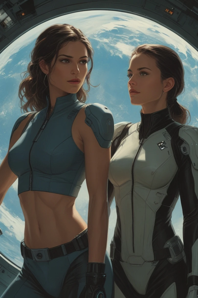 Resonant Harvest - Sci-fi story cover by Benedict Marron Cover for story: Resonant Harvest