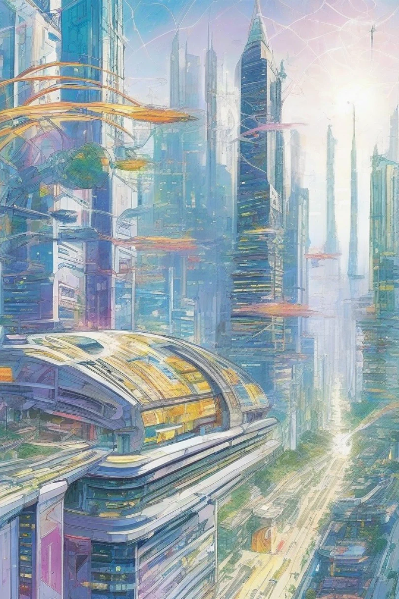 Cadenza's Wake - Sci-fi story cover by Horace Lendrin Cover for story: Cadenza's Wake