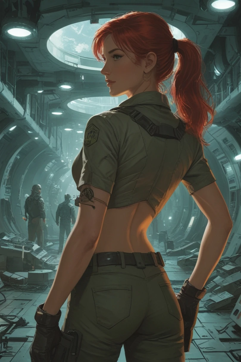 Echoes of Mnemosyne - Sci-fi story cover by Helena Carroux Cover for story: Echoes of Mnemosyne